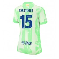 Maglia Calcio Barcelona Andreas Christensen #15 Terza Divisa Donna 2024-25 Manica Corta